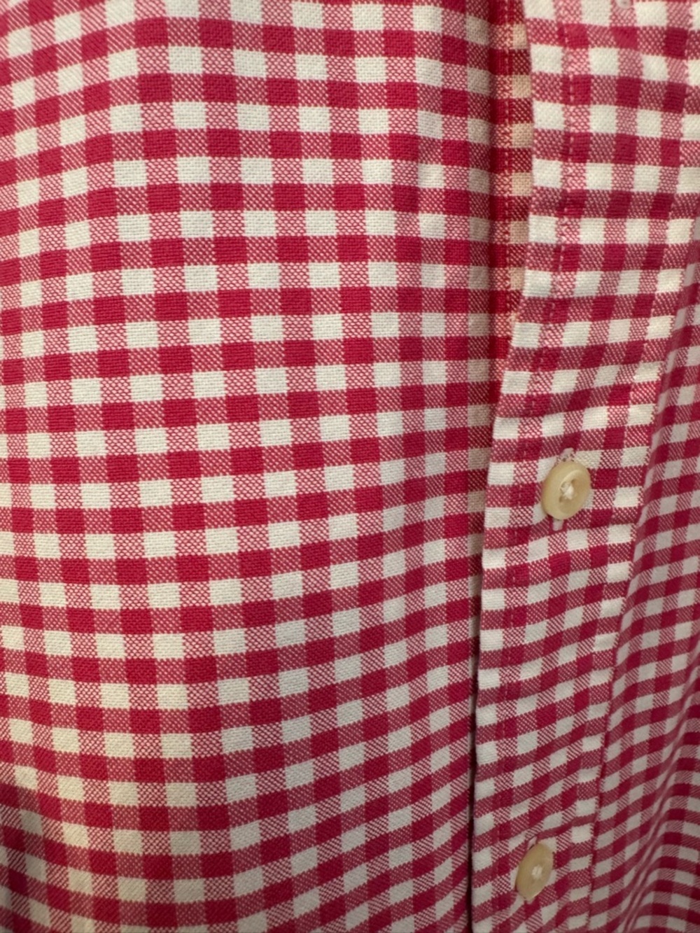 Polo by Ralph Lauren Red & White Gingham Button-Down Shirt Size XXL - Picture 2 of 6
